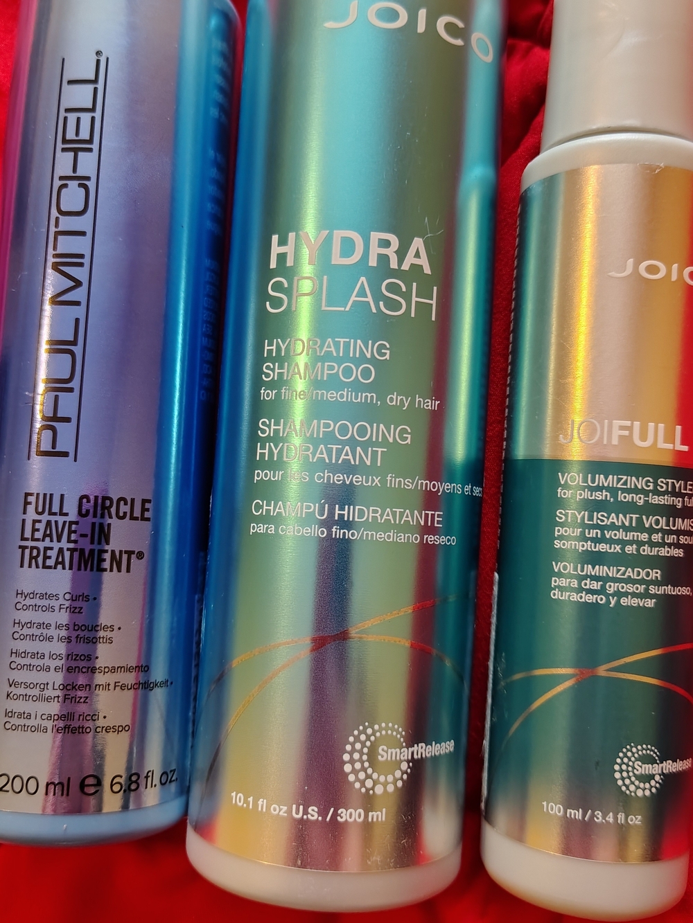 New Joico Hydrating Shampoo ~ Joico Volumizing Styler ~ Paul Mitchell Leave In